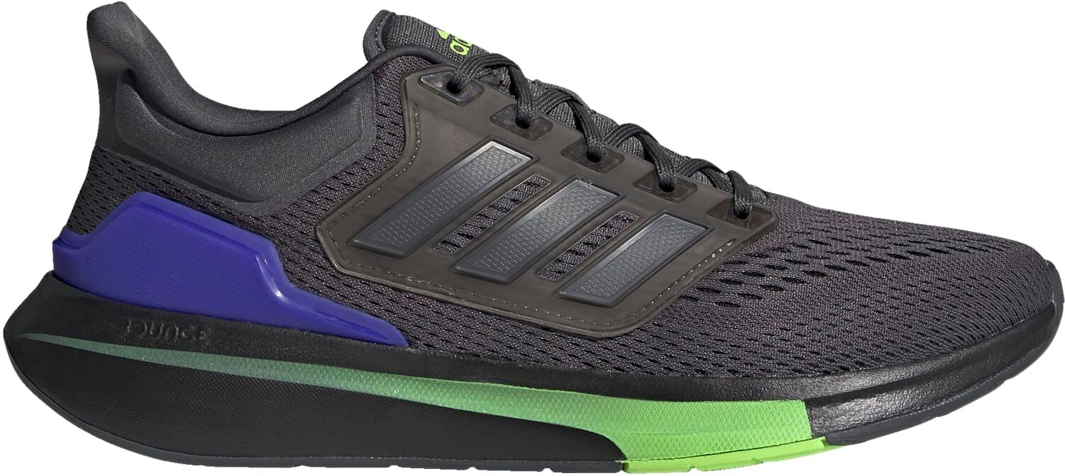 adidas EQ21 Hardloopschoenen Zwart Blauw Groen - 45 ⅓