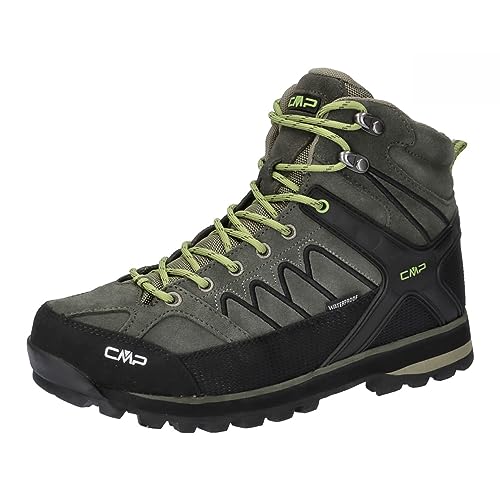 CMP Moon Mid Trekking Wp Walking Shoe, Militair, 46 EU, Militair, 46 EU