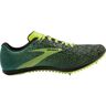 Brooks Mach 19 Spike Heren groen 49 1/2