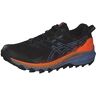 Asics Fujitrabuco 10 G-TX Trailrunningschoenen voor Mannen Zwart Blauw Oranje 44 EU