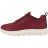 Geox Heren U SPHERICA Sneaker, DK RED, 43 EU, Dk red., 43 EU