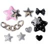 BuNiq Y2k Shoes Flower Cavern Shoes Removable Buckle Set Star Cavern Shoes Accessories Diy