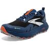 Brooks Heren Cascadia 17 GTX Sneaker, zwart/blauw/voetzoeker, 6.5 UK, Zwart Blauw Voetzoeker, 40.5 EU