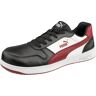 puma Frontcourt Leather Low ASTM EH Black/White/Red 10 M