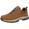 Yuanu Sportschoenen voor heren, wandelschoenen, casual mode, sportschoenen, lichte ademende sportschoenen, bruin, 45 EU