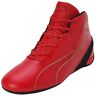 PUMA Ferrari Carbon Cat Mid Sneakers, uniseks, voor volwassenen, Rosso Corsa-Rosso Corsa Black, 45 EU, rood/zwart (Rosso Corsa Rosso Corsa  Black), 45 EU