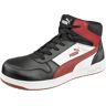 puma Frontcourt Leather Mid ASTM EH Black/White/Red 7.5 M