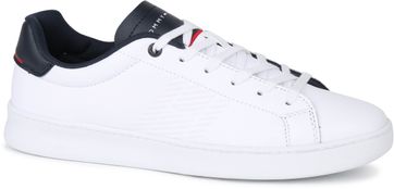 Tommy Hilfiger Retro Tennis Sneaker Wit  - Wit - Size: 44
