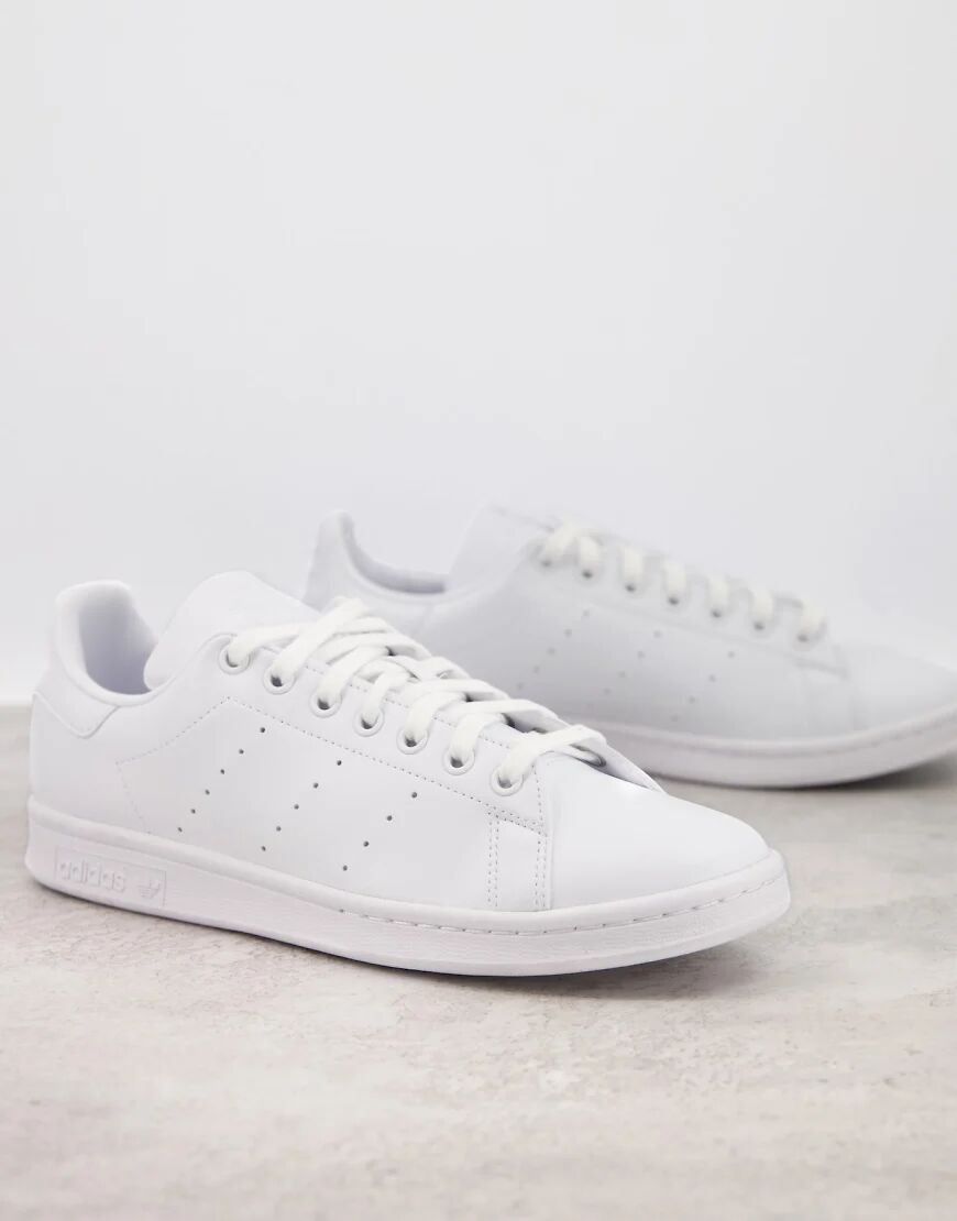 adidas Originals Sustainable Stan Smith trainers in triple white  White