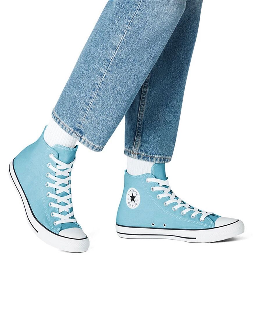 Converse Chuck Taylor All Star Hi National Parks Pack trainers in blue gaze  Blue