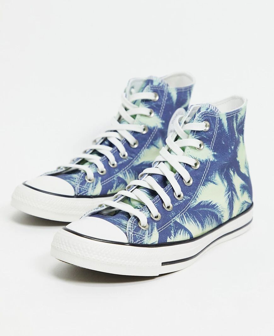 Converse Chuck Taylor All Star trainers in palm print-Multi  Multi