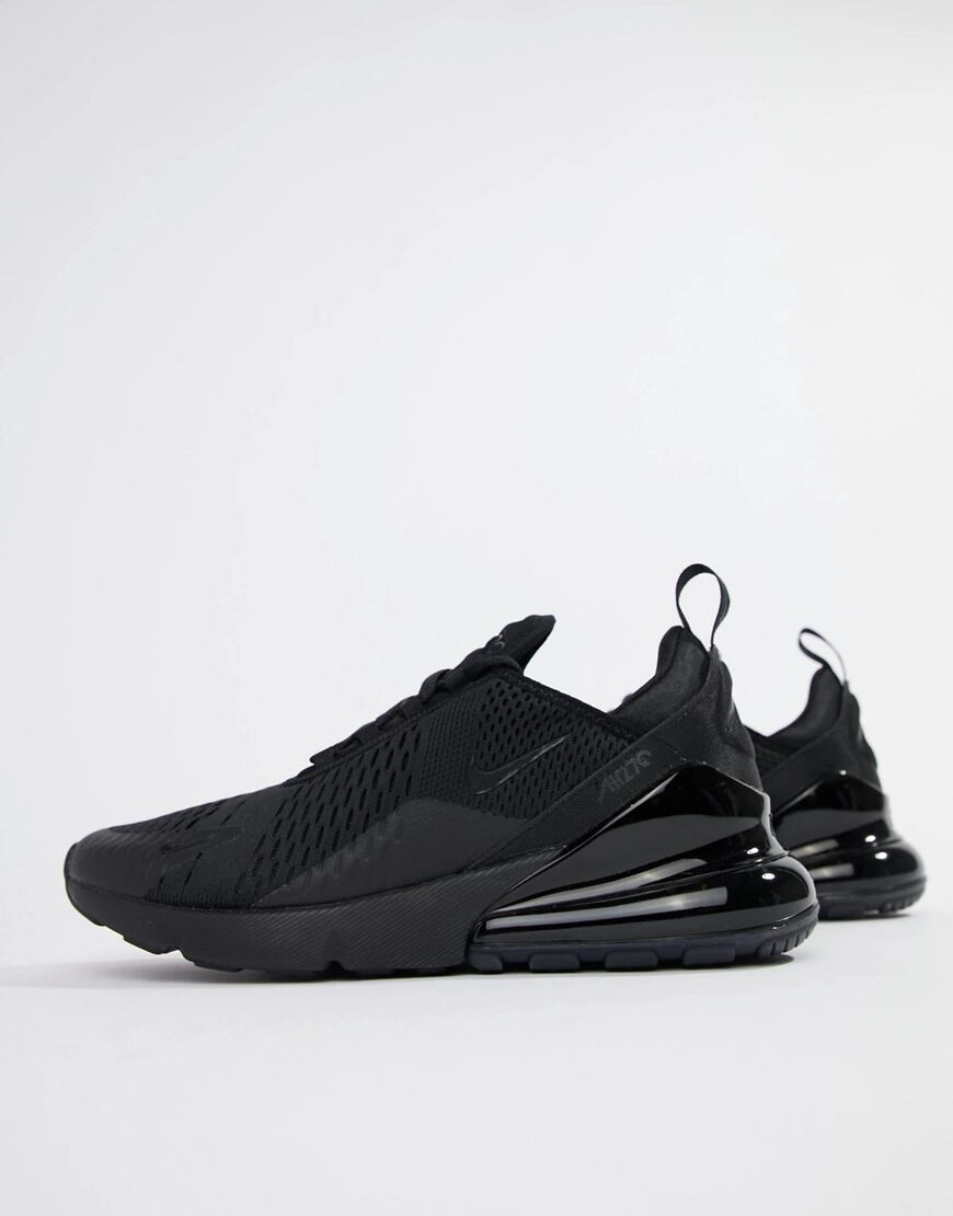 Nike Air Max 270 trainers in triple black AH8050-005  Black