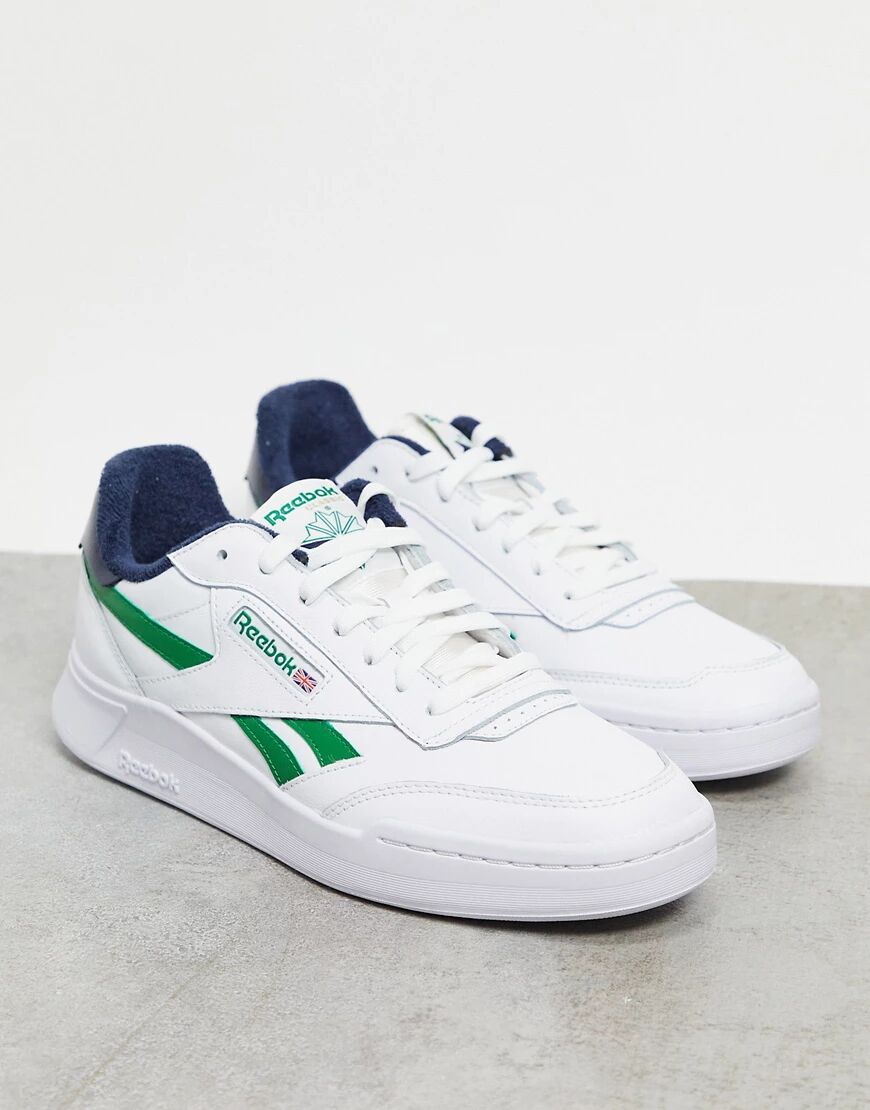 Reebok Classics Club C Legacy Revenge trainers in white and green  White