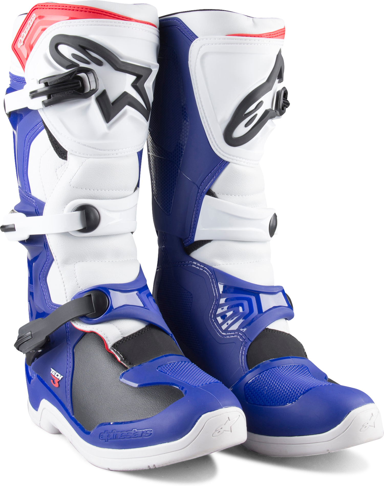 Alpinestars Crosstøvler Alpinestars Tech 3 Svart-Hvit-Rød