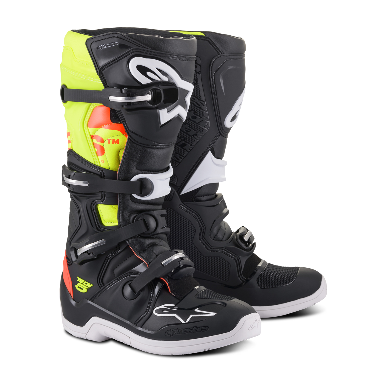 Alpinestars Crosstøvler Alpinestars Tech 5 Svart-Rød-Gul