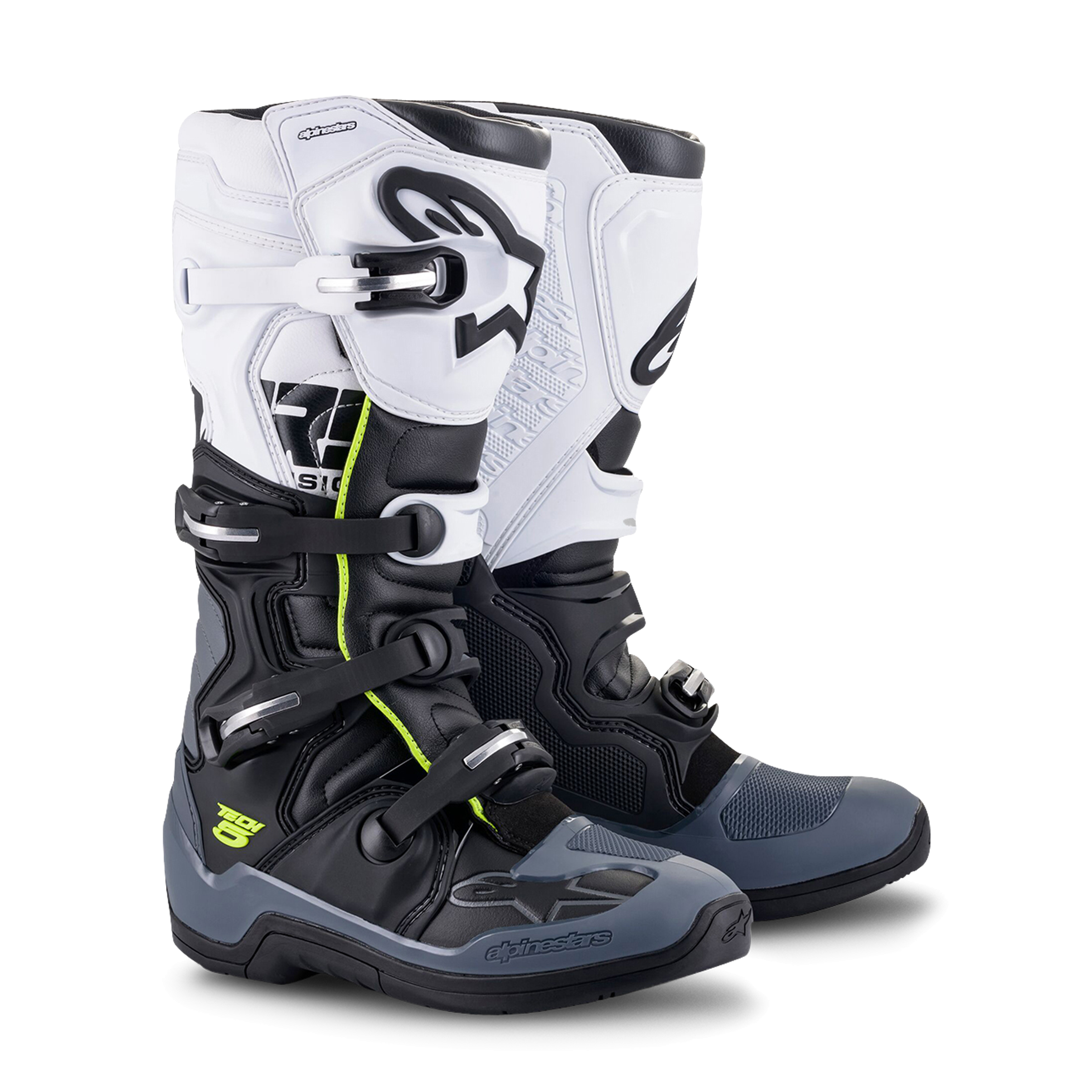 Alpinestars Crosstøvler Alpinestars Tech 5 Svart-Grå-Hvit