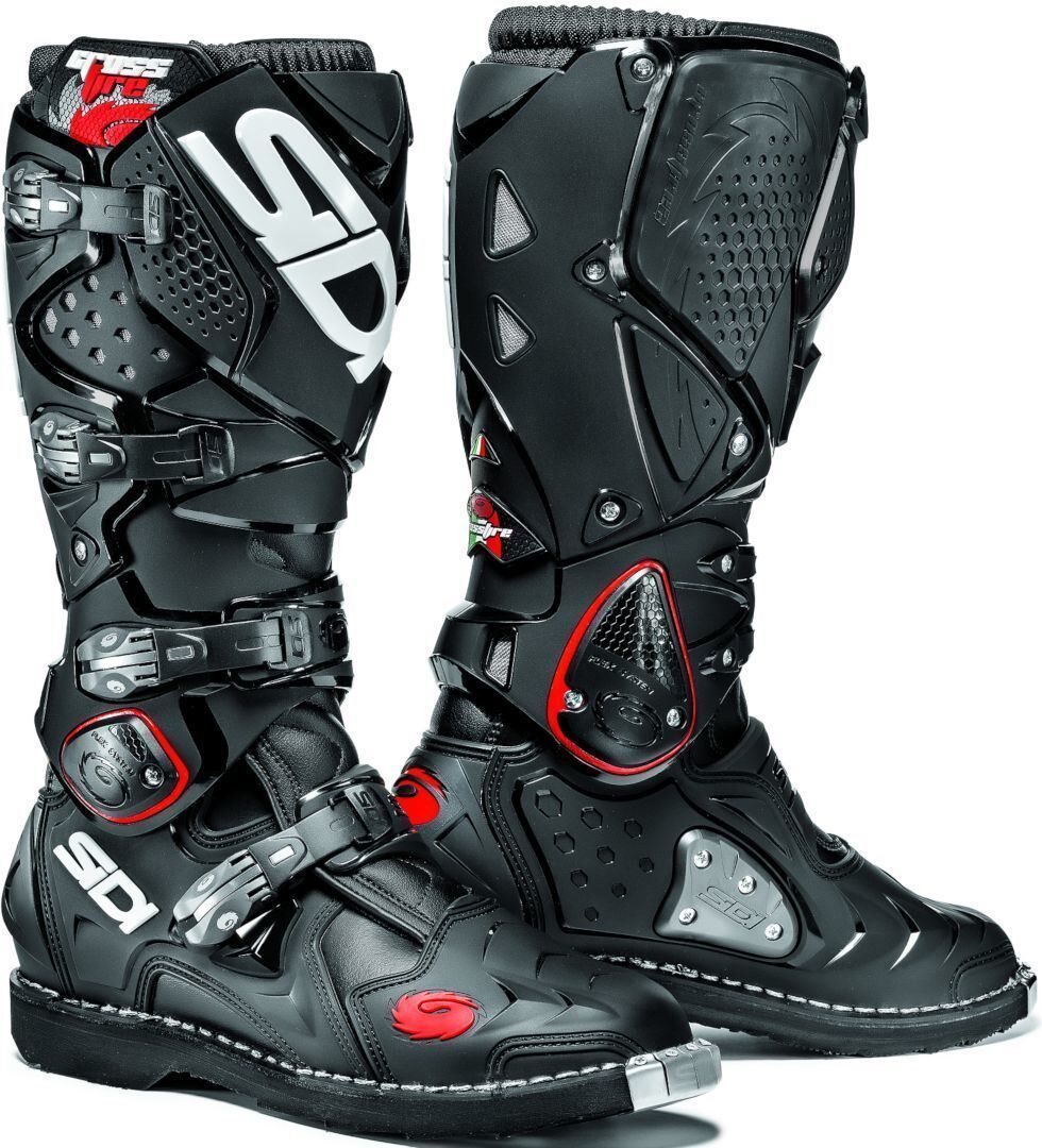 Sidi Crossfire 2 Motocross Boots Motocross støvler 47 Svart