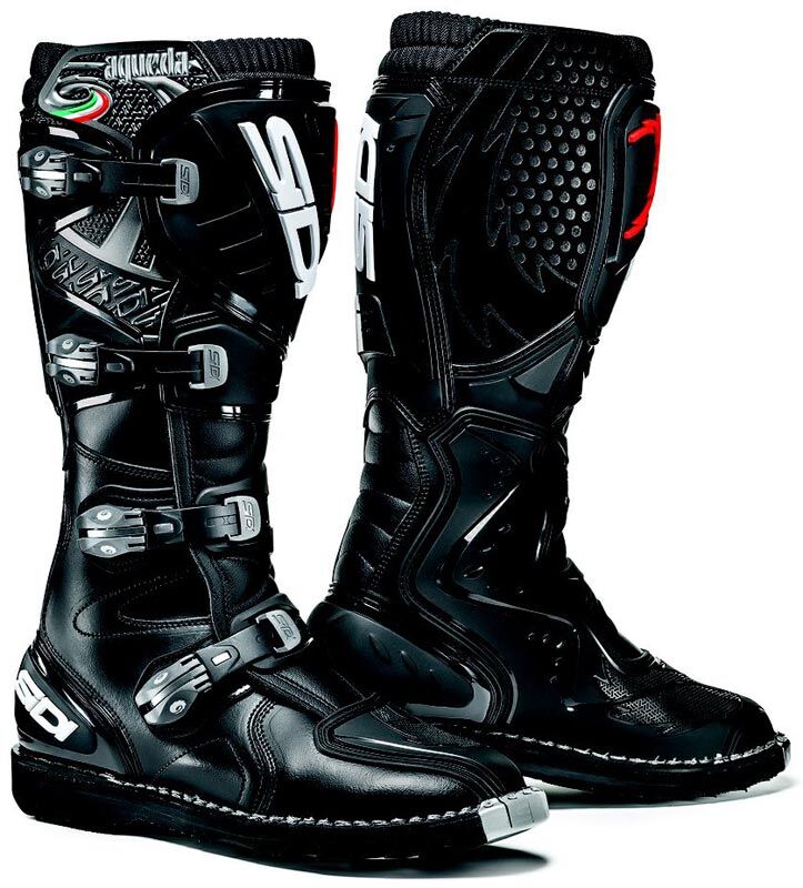 Sidi Agueda Motocross Boots Motocross støvler 43 Svart