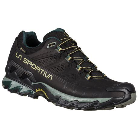 La Sportiva Ultra Raptor II Leather GTX, Herre Black/Cedar  45