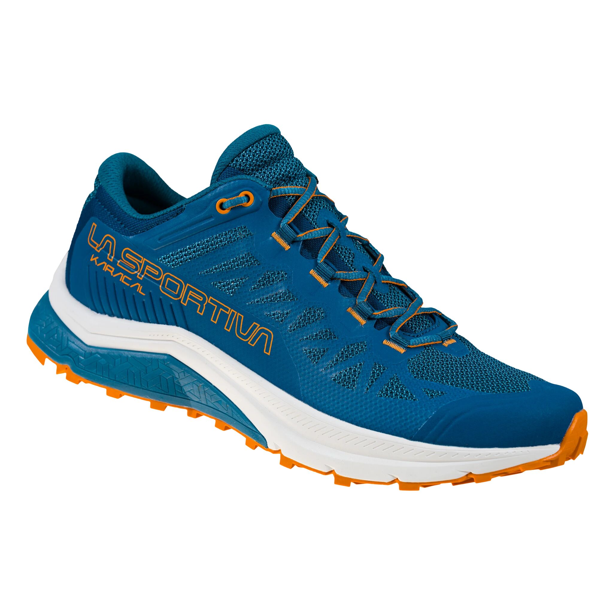 La Sportiva Karacal, terrengløpesko herre 43 Space Blue/maple