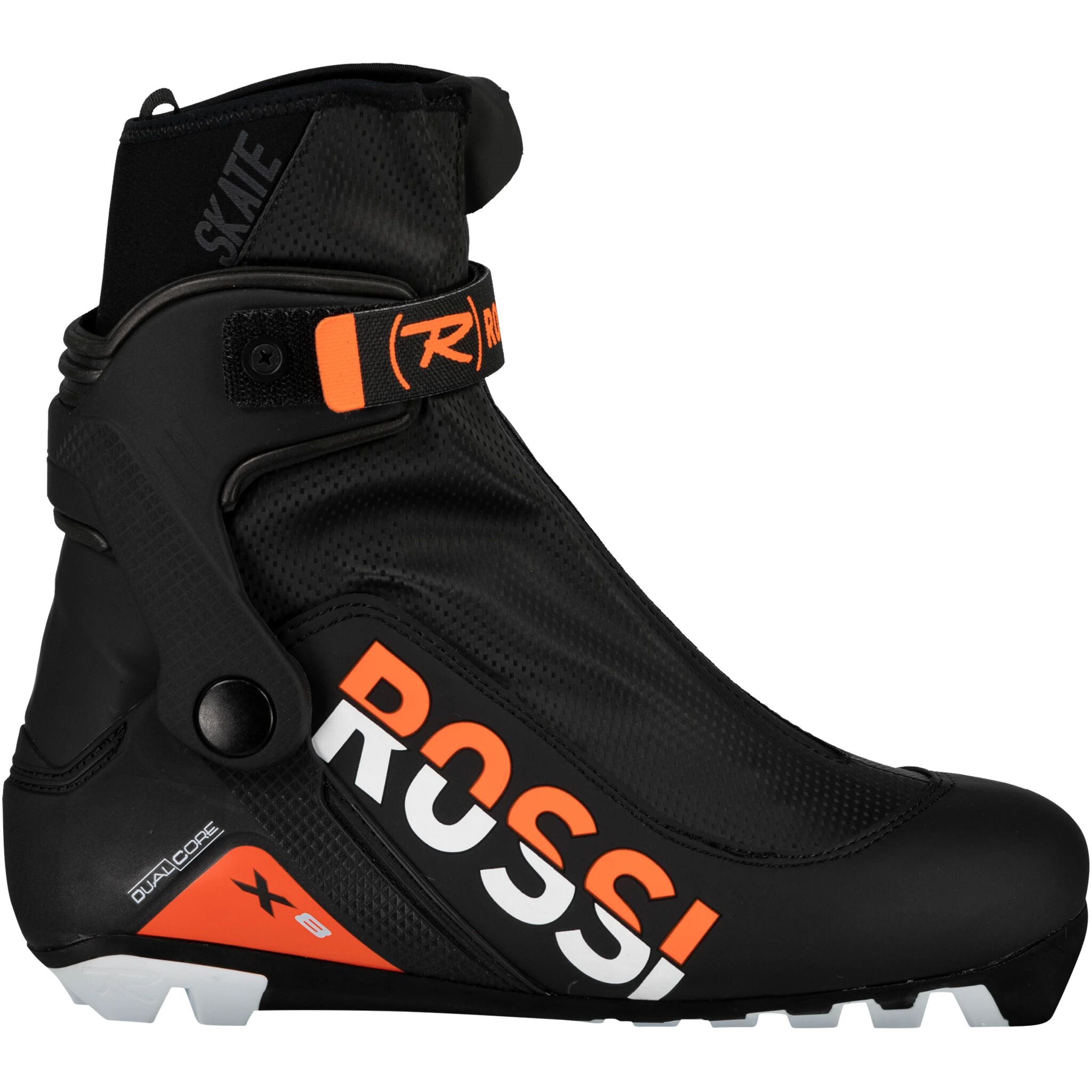 Rossignol X-8 Skate 20/21, skøytestøvel unisex 44 BLACK