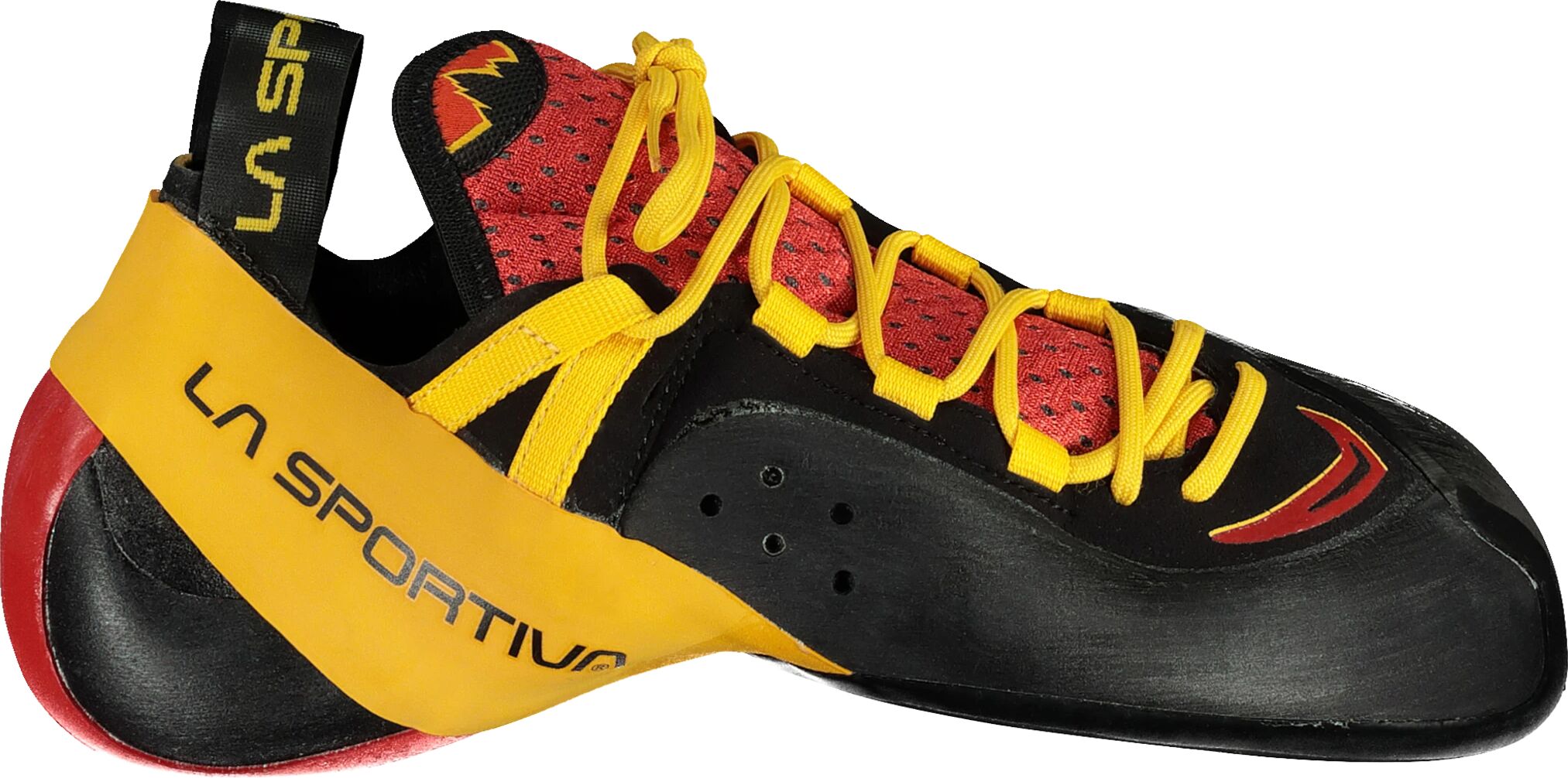 La Sportiva Genius, klatresko herre 42.5 Red/Yellow