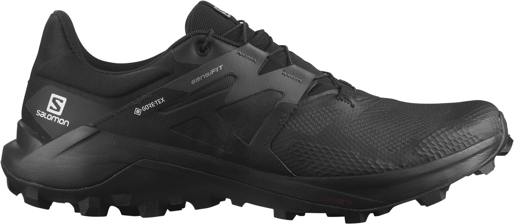 Salomon Wildcross 2 GTX, terrengløpesko herre 40 2/3 Black/black/ebony