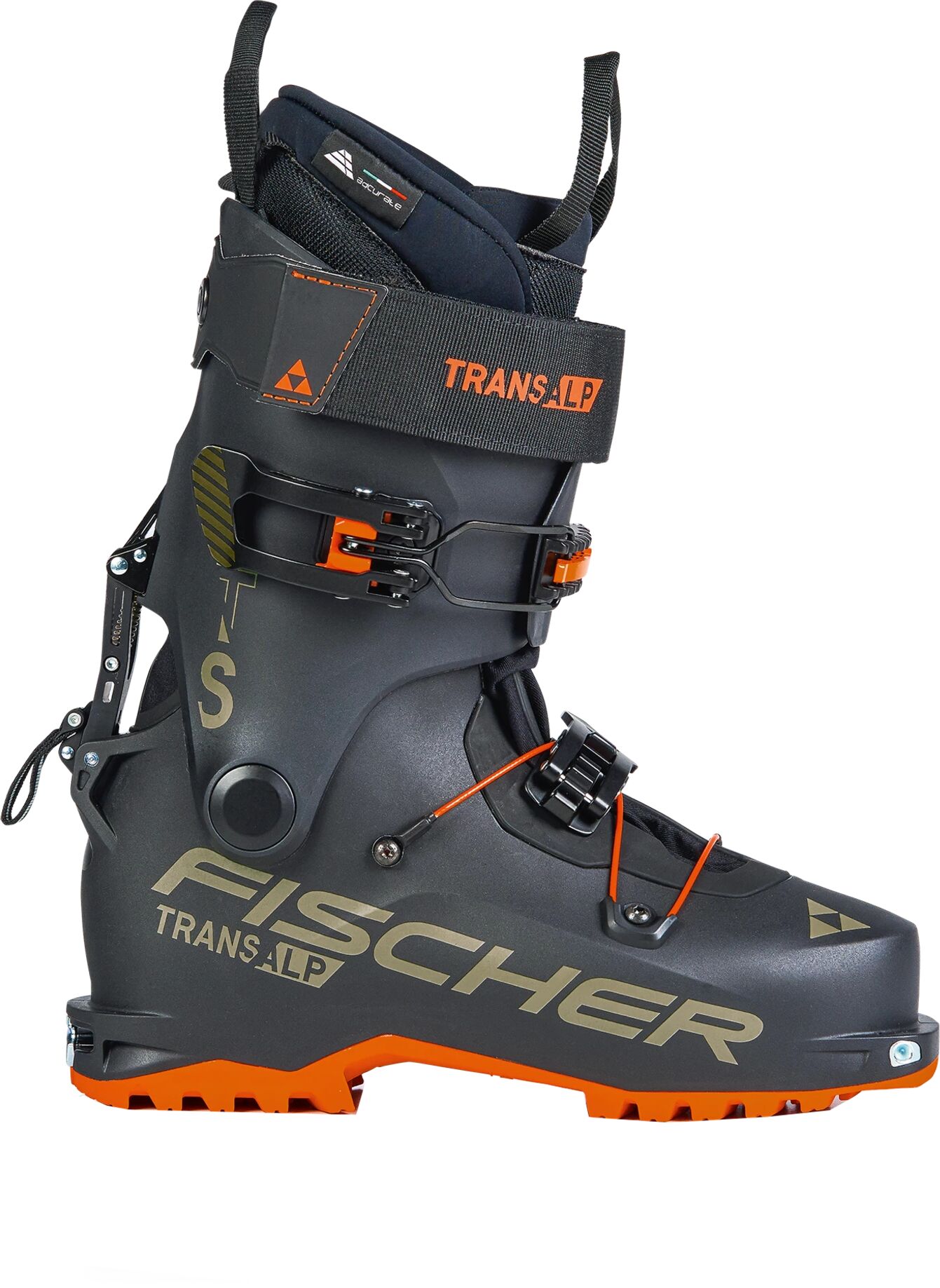 Fischer Touring Boots Transalp TS 21/22, toppturstøvel 24.5 BLACK