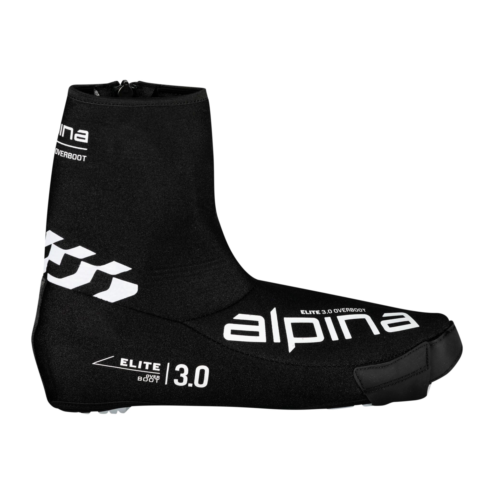 Alpina Elite Shoe Cover, unisex skoovertrekk 43/44 BLACK/RED/WHITE