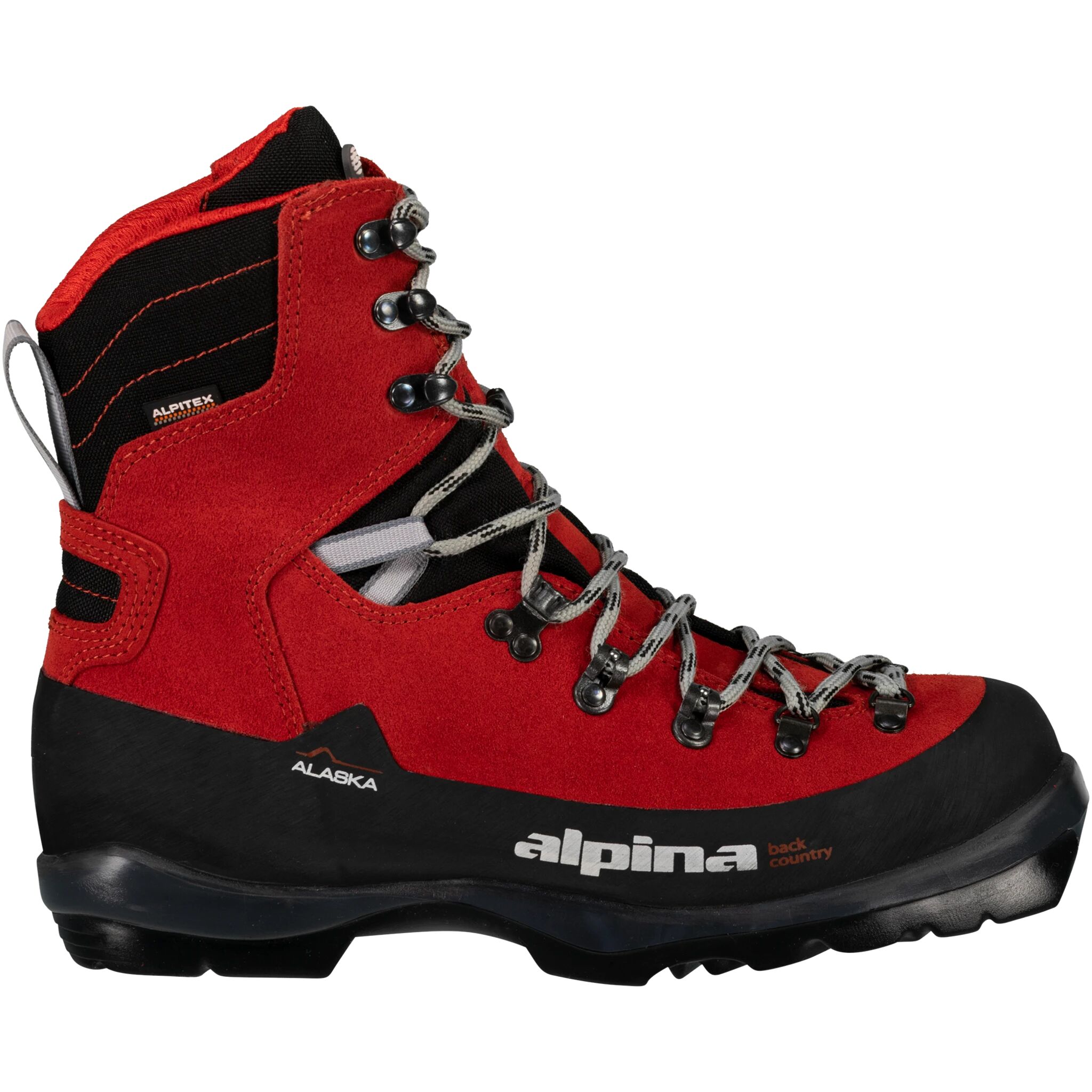 Alpina BC Boots Alpina Alaska 21/22, langrennsstøvel, fjellski 45 Black/Orange