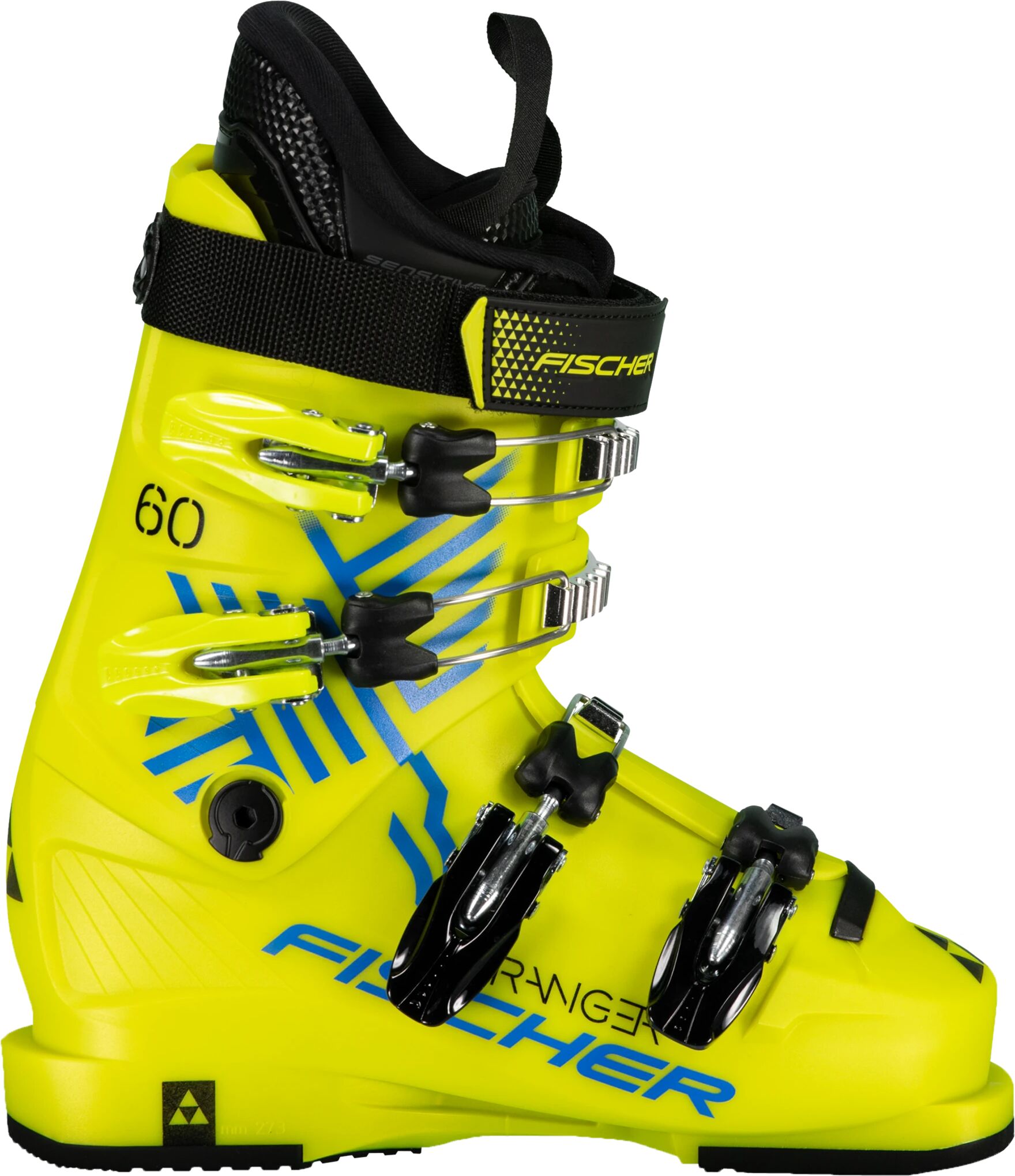 Fischer Ranger 60 JR, alpinstøvel barn/junior 22,5 (36) Yellow