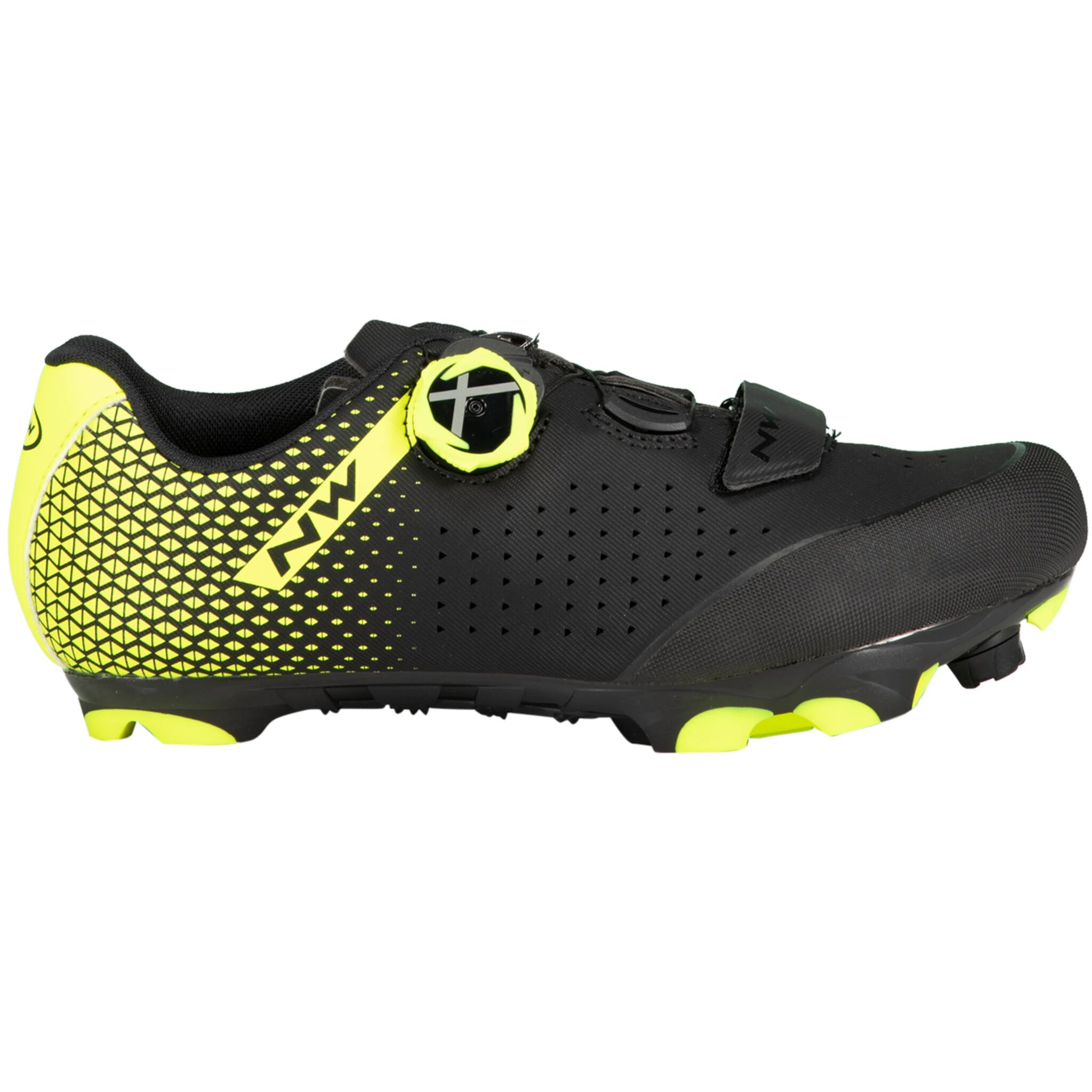 Northwave Origin Plus 2 21, sykkelsko, terreng, dame 41 BLACK/YELLOW FLUO