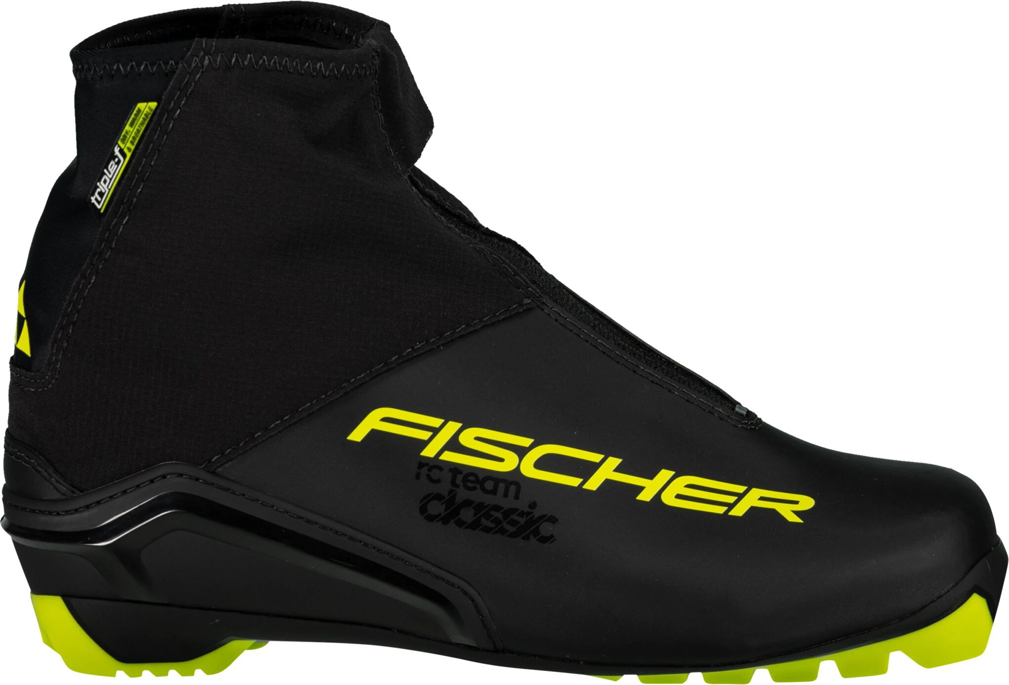 Fischer RC Team Classic 20/21, klassiskstøvel herre 44 Black/Yellow