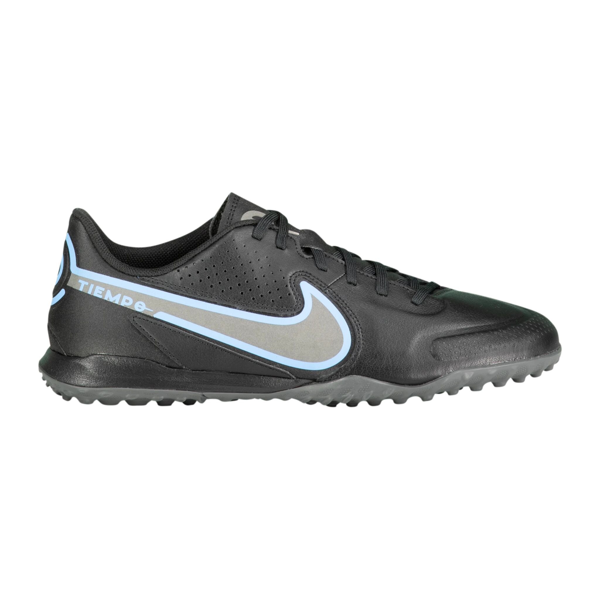 Nike LEGEND 9 ACADEMY TF / Q3 21, fotballsko senior 44 Black/black-iron Gre