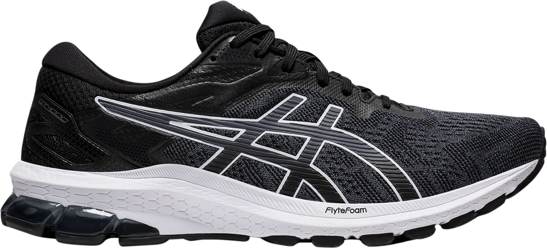 Asics Gt-1000 10, løpesjo herre 48 BLACK/WHITE