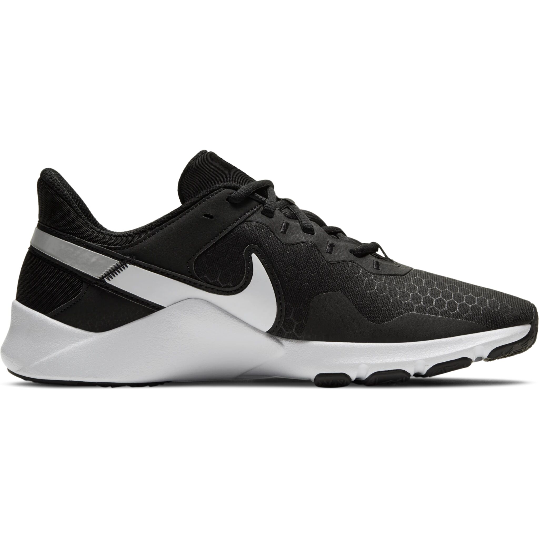 Nike Legend 2, treningssko herre  41 BLACK/WHITE-METALLIC