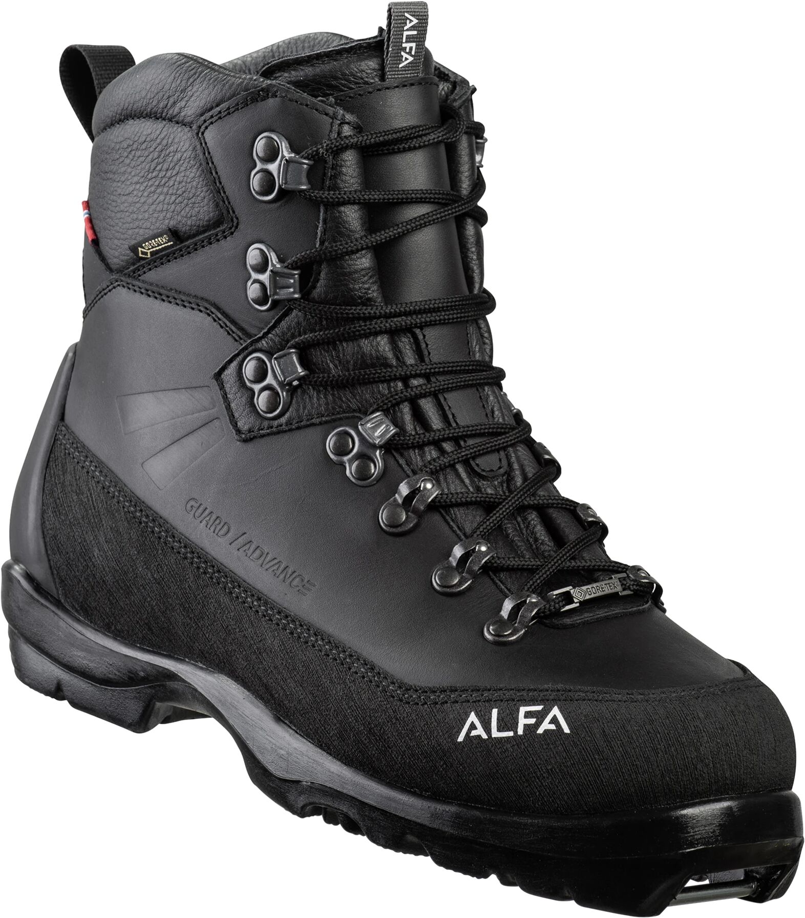 Alfa BC Boots Guard Advance GTX 21/22, fjellskistøvel herre 40 BLACK