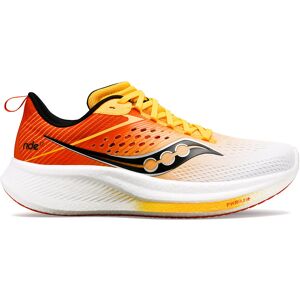 Saucony Men's Ride 17 White/Vizigold 46, White/Vizigold