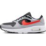 Nike Air Max Sc Low Top skor för män, svart/piké, röd-cement grå, 40,5 EU, Svart piké röd cement grå, 40.5 EU