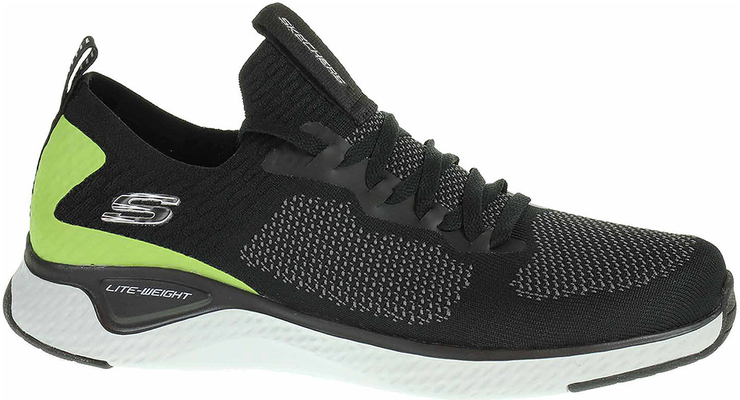 Skechers Solar Fuse - Valedge black-lime 44