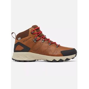 Columbia Mens Elk Black Peakfreak II Mid Outdry Leather Hiking Boot - Male - Brown