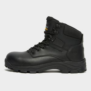 Hi Gear Worx Men's Caled Mid Safety Boot, Black  - Black - Size: 9 / EUR 43
