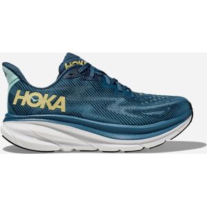 HOKA Men's Clifton 9 Road Running Shoes in Midnight Ocean/Bluesteel, Size 10