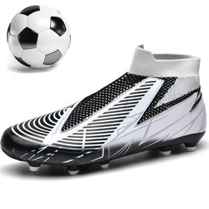 FANQISON Soccer Shoes 36-45Unisex Football Boots Men's High Top Outdoor Professional Training Spike Sports Football Shoes