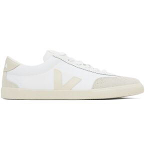 VEJA White & Gray Volley Canvas Sneakers  - WHITE_PIERRE - Size: IT 45 - male