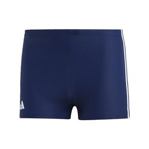 adidas Men's 3 Stripes Boxer Swimwear, Team Navy Blue 2/White, S