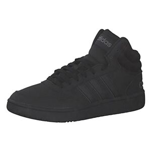 adidas Men's Hoops 3 Lifestyle Basketball Mid Classic Sneaker, core Black/core Black/Grey six, 7 UK