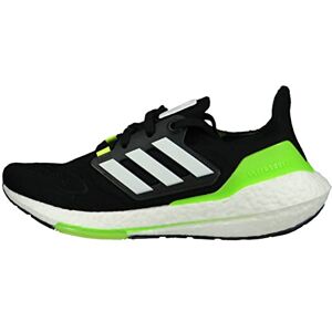 adidas Men'S Ultraboost 22 Running Shoes, Core Black Ftwr White Solar Green, 9 Uk