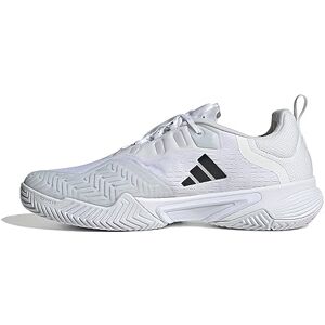 adidas Unisex'S Barricade M Shoes-Low (Non Football), Ftwr White Core Black Matte Silver, 10 Uk