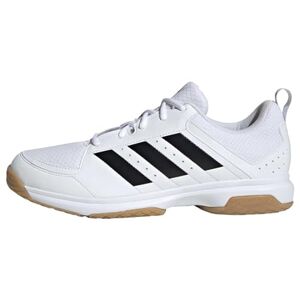 adidas Men's Ligra 7 Indoor Sneaker, FTWR White/core Black/FTWR White, 11.5 UK